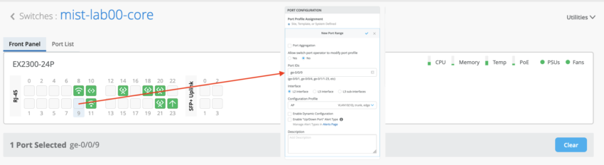 Mist – Importing Site Switch Config Template – artofrf.com